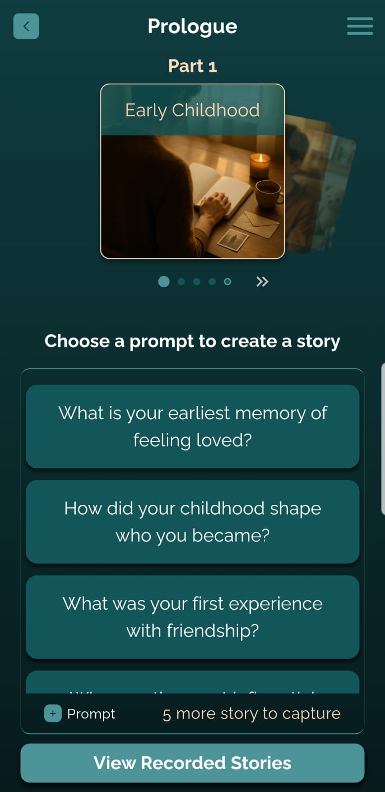 Story Moments — project screenshot